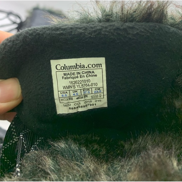 Columbia Women's 6.5 Omni Grip Powder Summit Quilted Puff Faux Fur Winter Boots - Picture 8 of 8